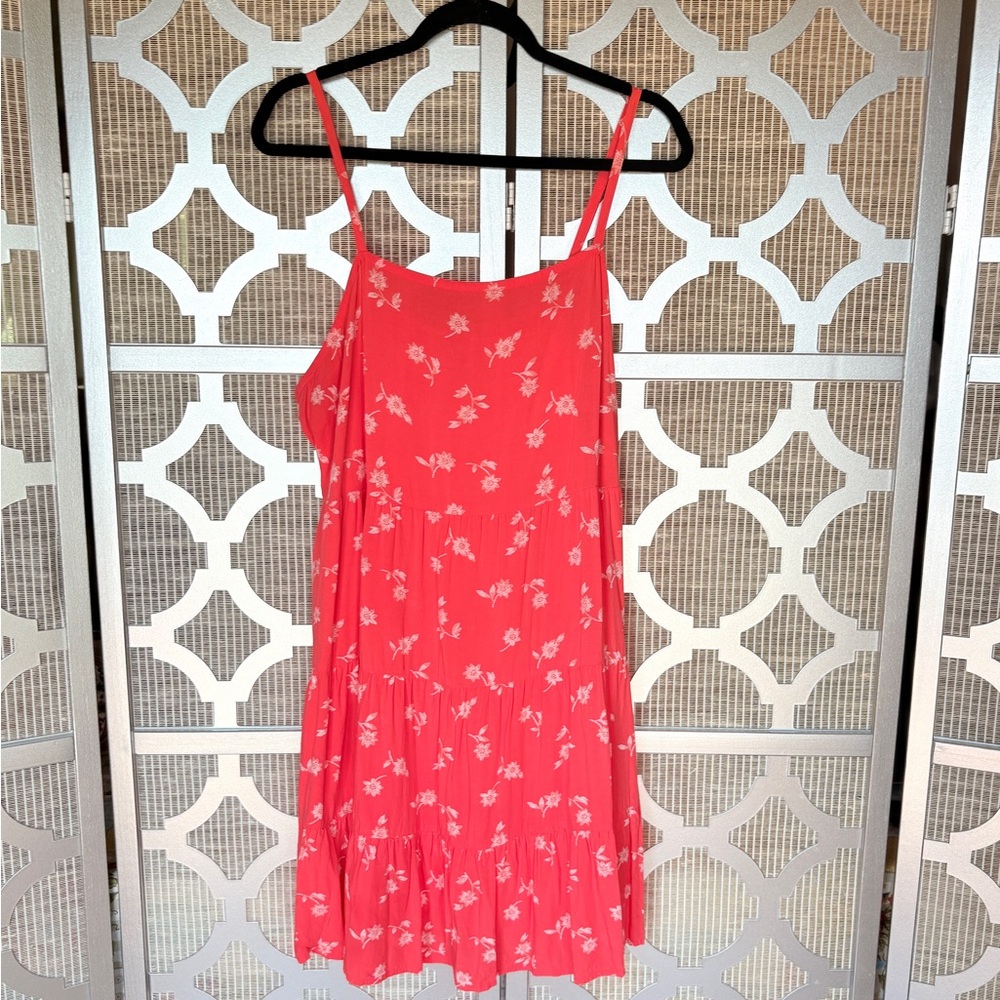 Old Navy Pink And White Floral Flowy Dress